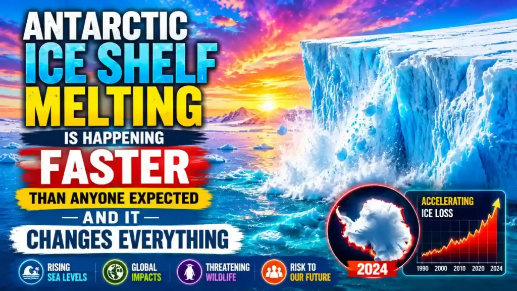 Antarctic ice shelf melting
