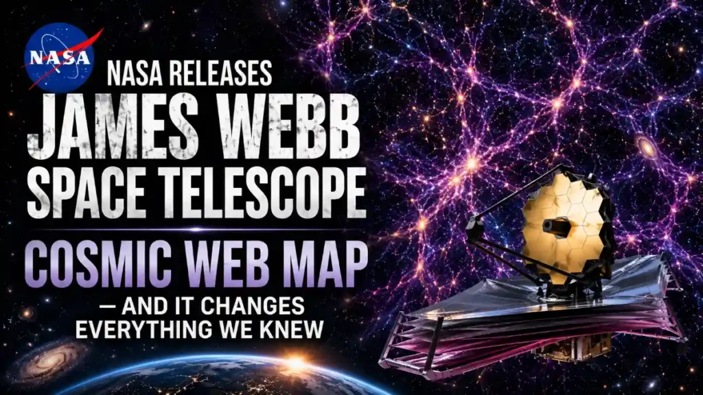 James Webb Space Telescope cosmic web map