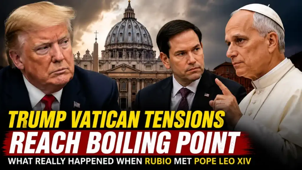 Trump Vatican Tensions
