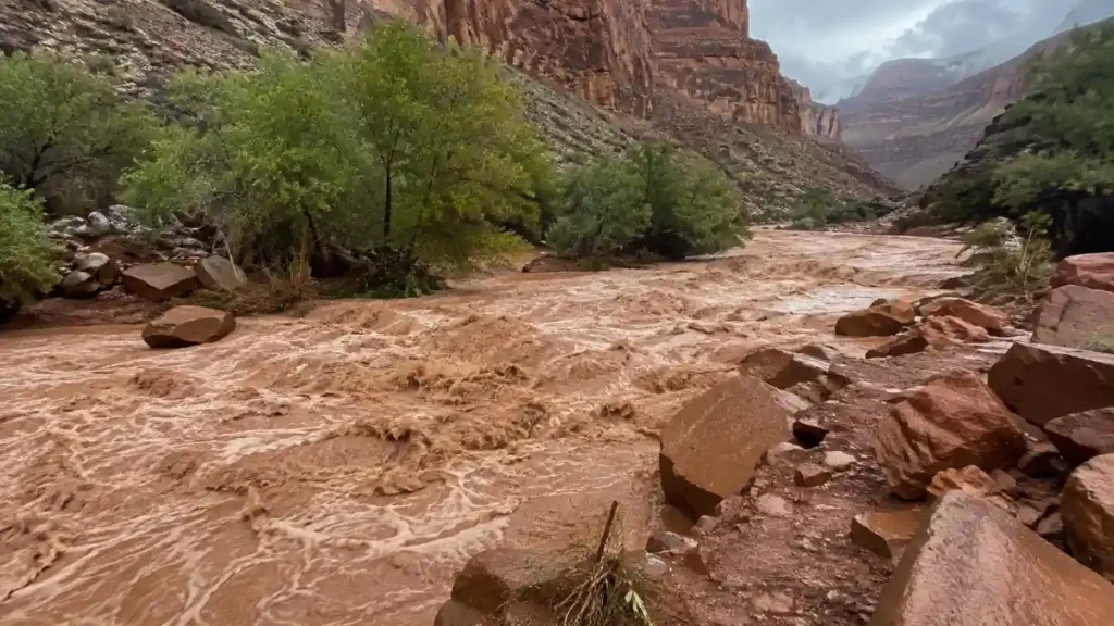 Grand Canyon flash flood