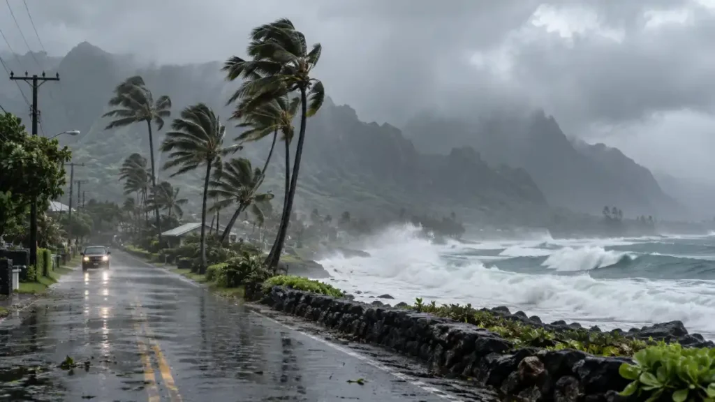Hurricane Lowell Kauai